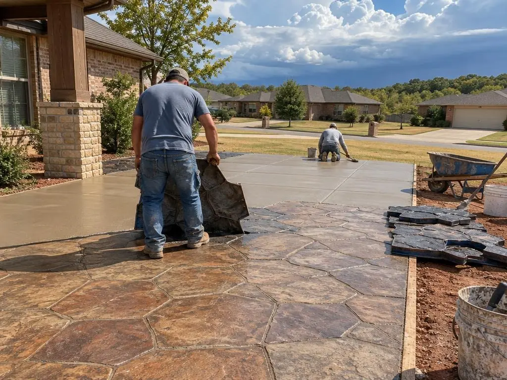 Stamped Concrete in Norman, OK